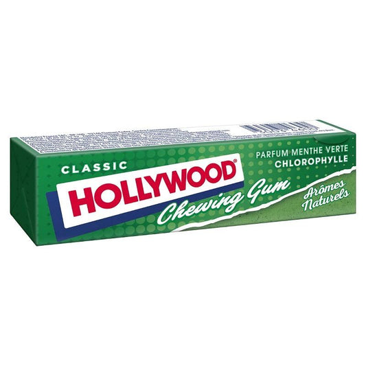 HOLLYWOOD CHEWING GUM MENTHE CHLOROPHYLE 20 PCS
